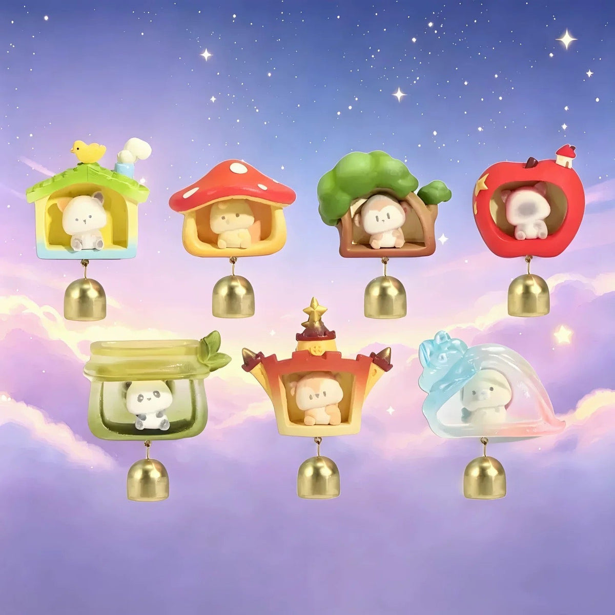 Small Animal Home Diary Refrigerator Blind Box Sticker hs0283